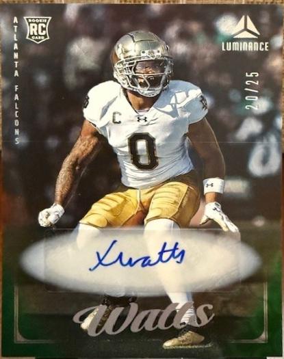 Xavier Watts [Green Autograph] #165