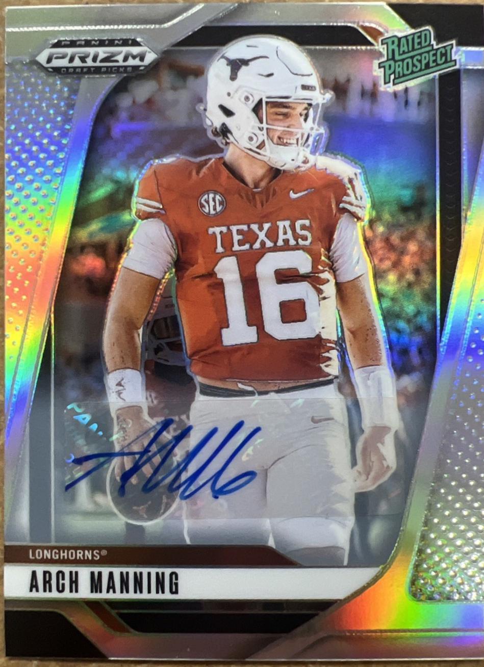 Arch Manning [Silver Autograph] #166
