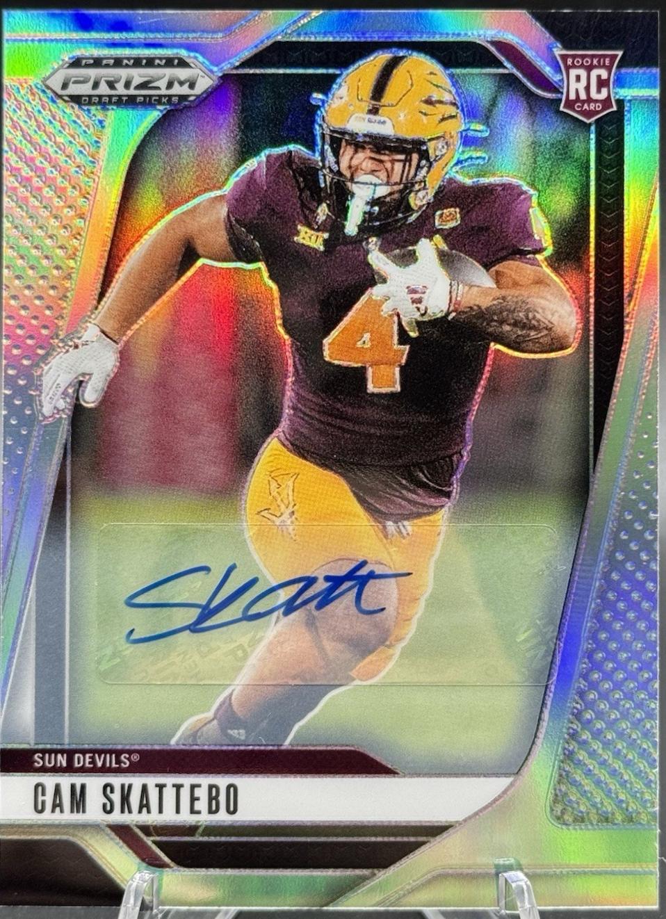Cam Skattebo [Silver Autograph] #9