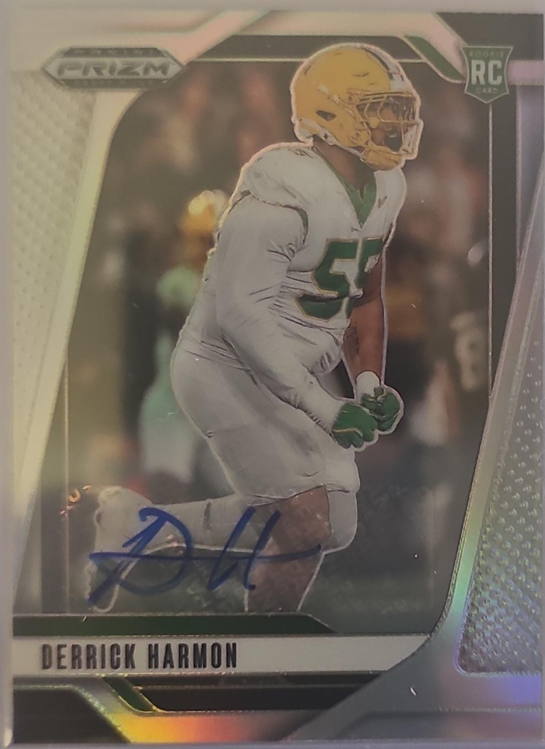 Derrick Harmon [Silver Autograph] #96