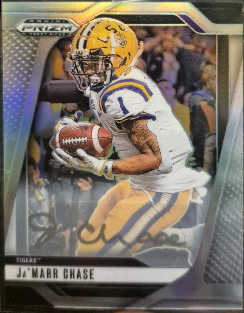 Ja'Marr Chase [Silver Autograph] #180