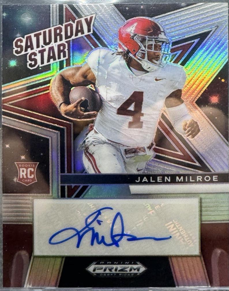 Jalen Milroe [Silver Autograph] #5