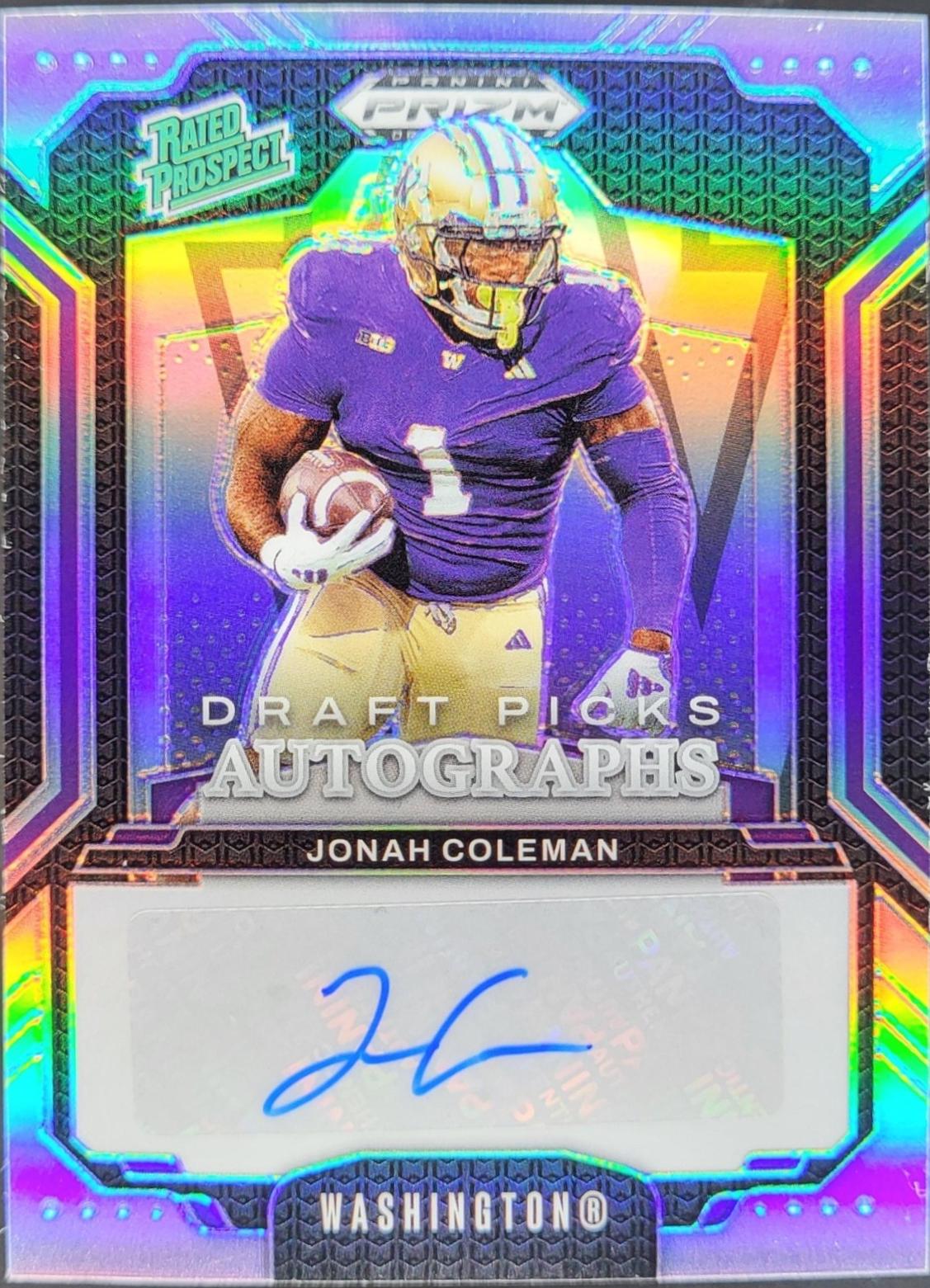 Jonah Coleman [Silver Autograph] #169