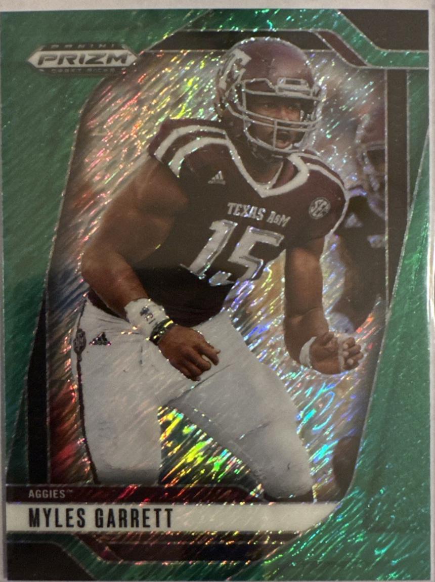 Myles Garrett [Green Shimmer] #197
