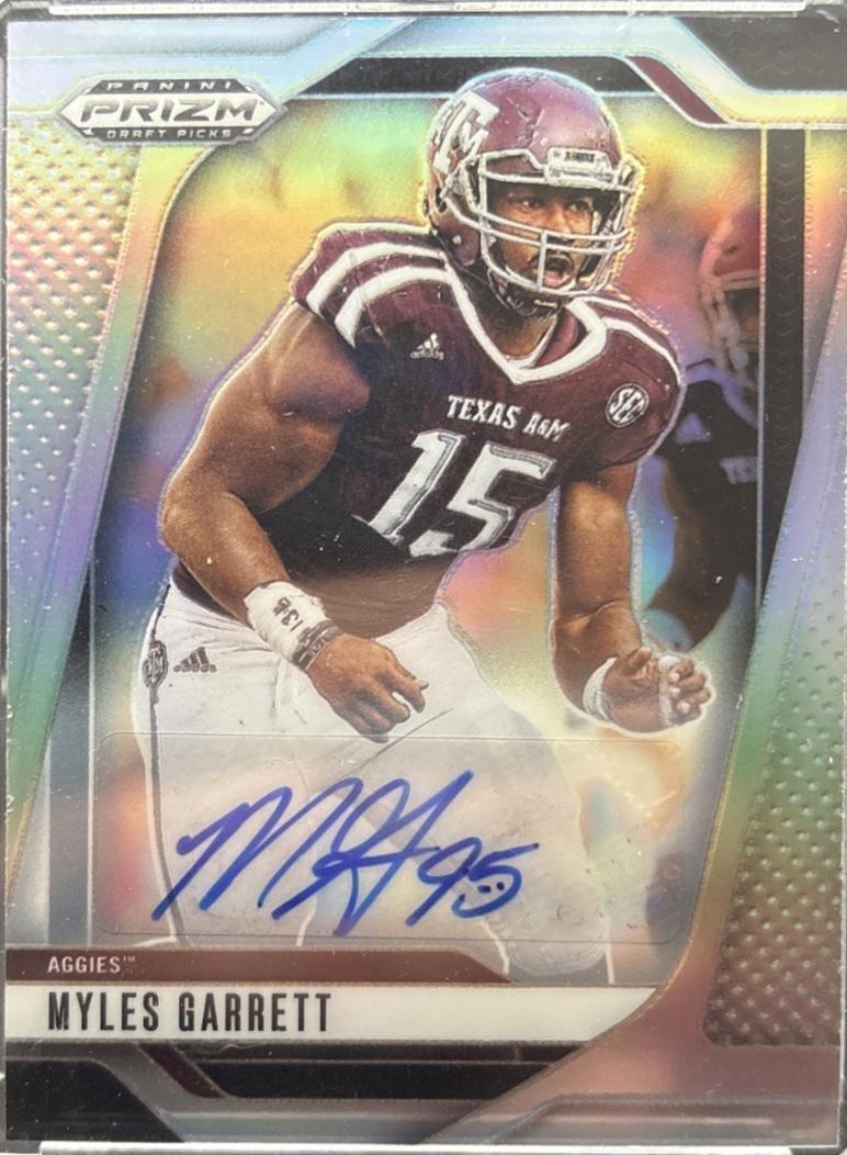 Myles Garrett [Silver Autograph] #197