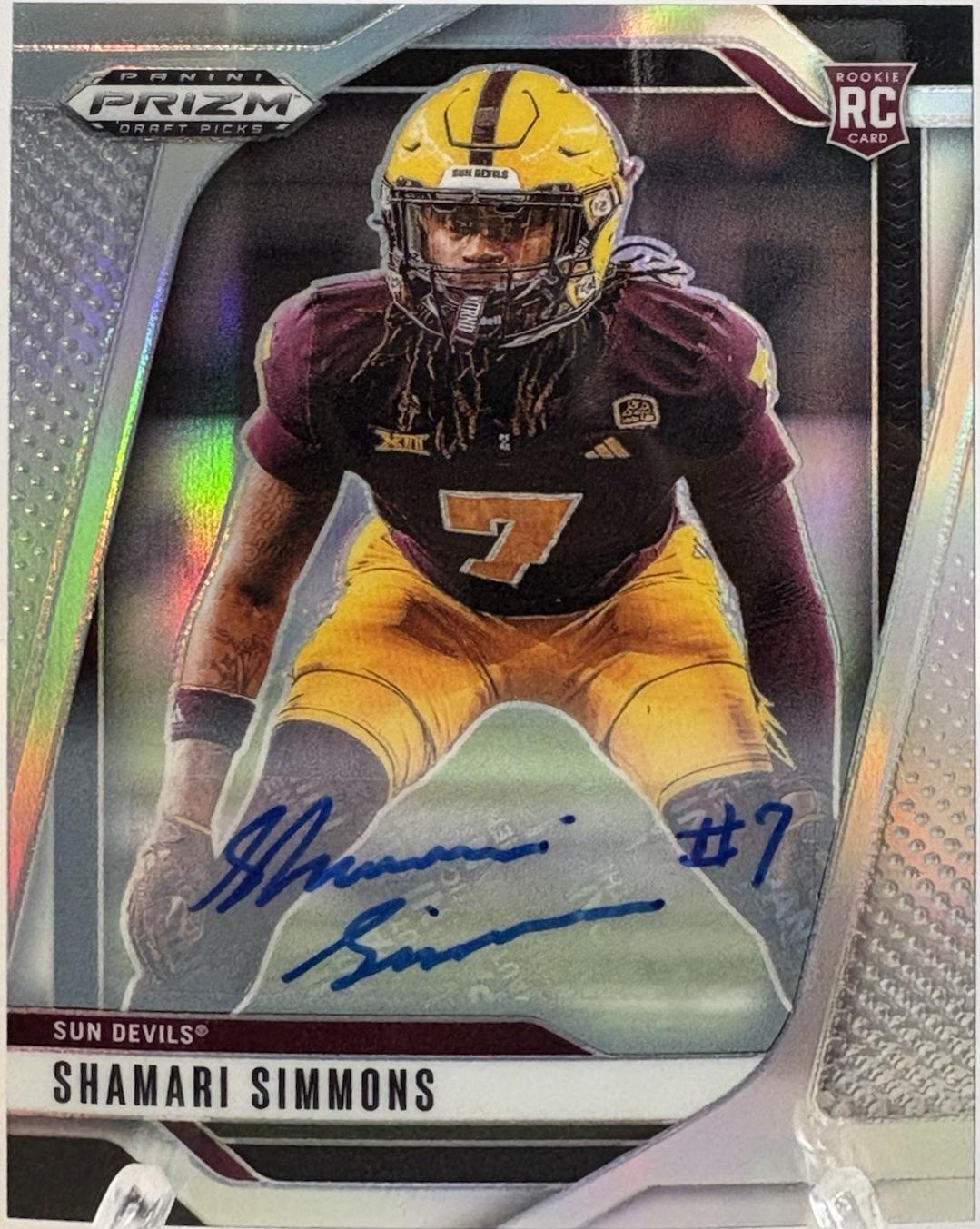 Shamari Simmons [Silver Autograph] #11