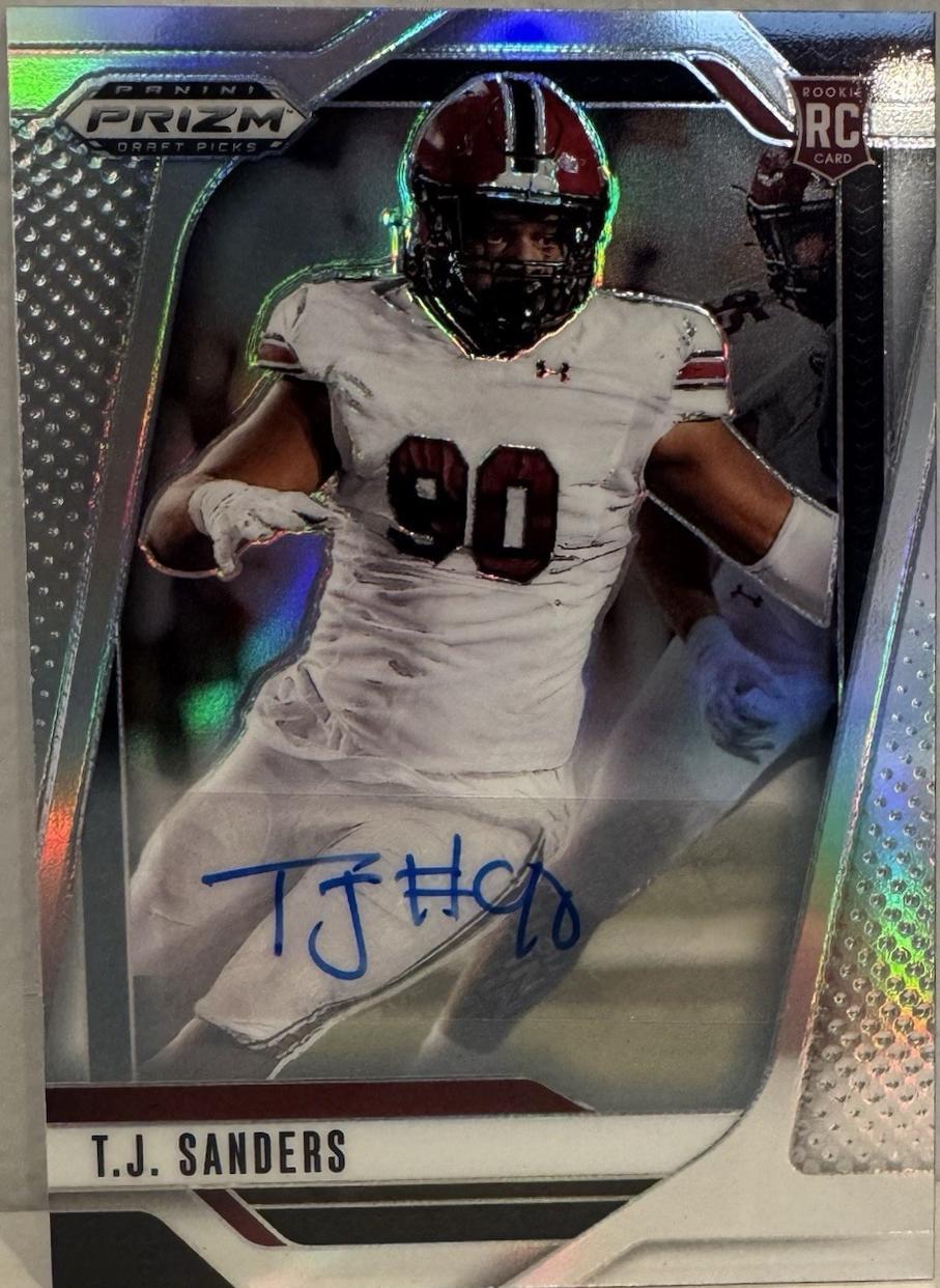 T.J. Sanders [Silver Autograph] #112