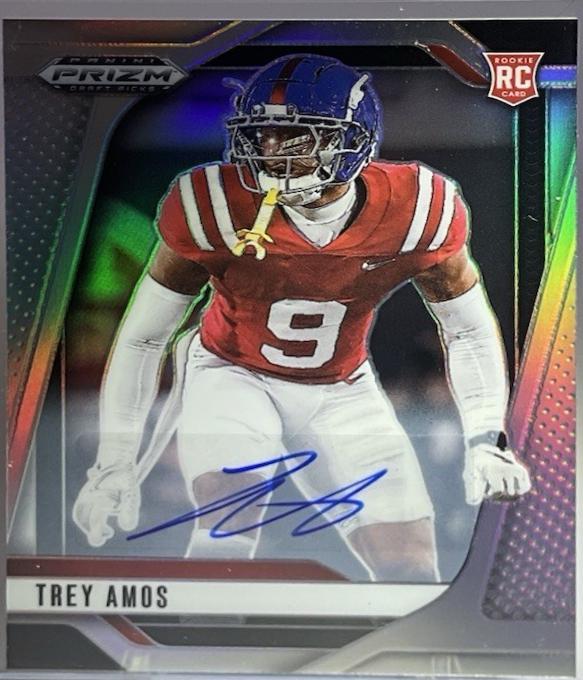 Trey Amos [Silver Autograph] #89
