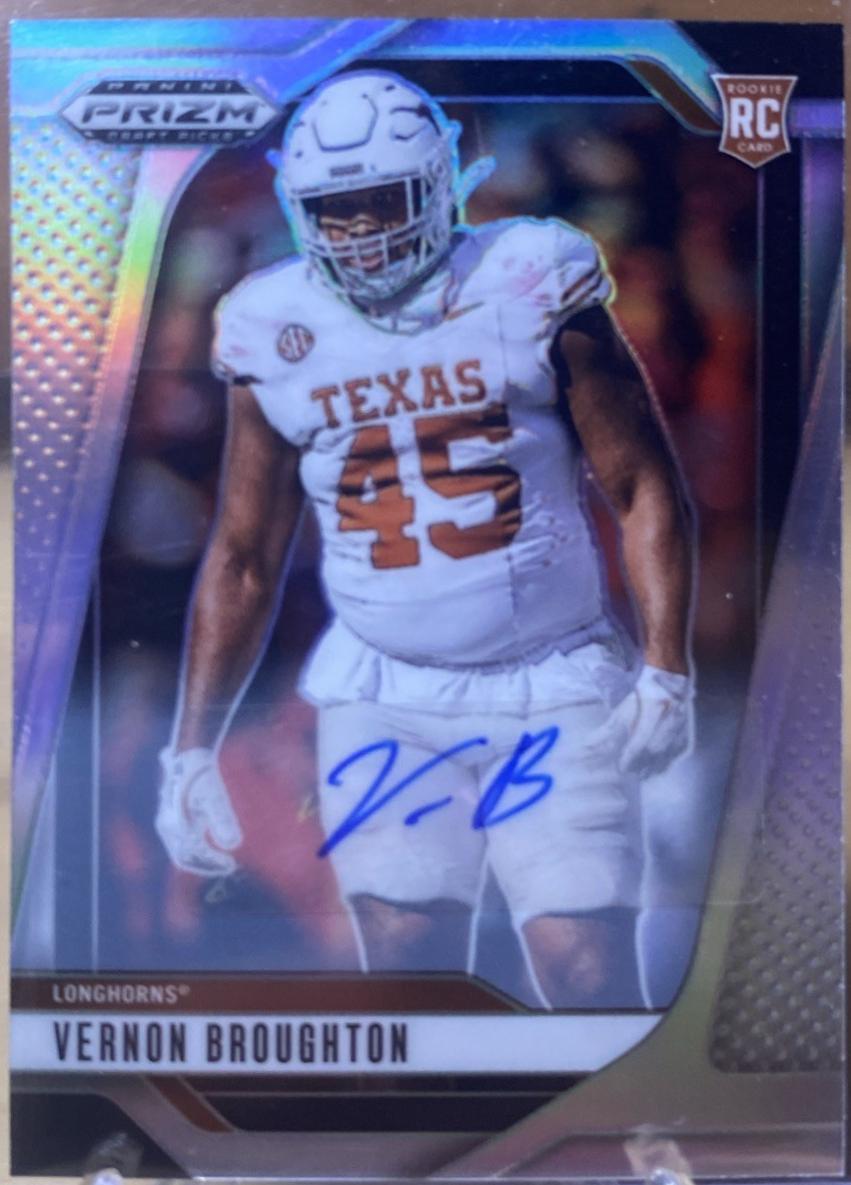 Vernon Broughton [Silver Autograph] #125