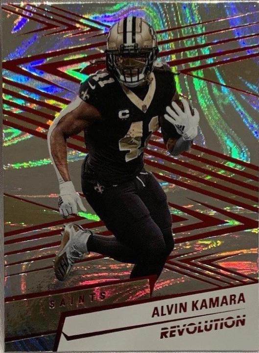 Alvin Kamara [Red Swirl] #52