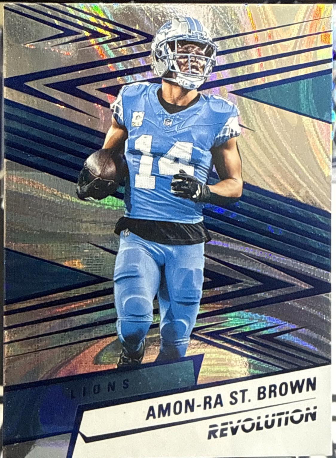 Amon-Ra St. Brown [Blue Swirl] #180