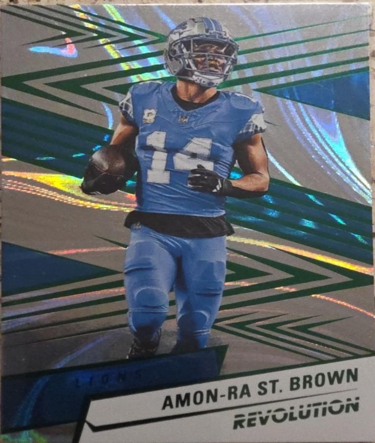 Amon-Ra St. Brown [Green Swirl] #180