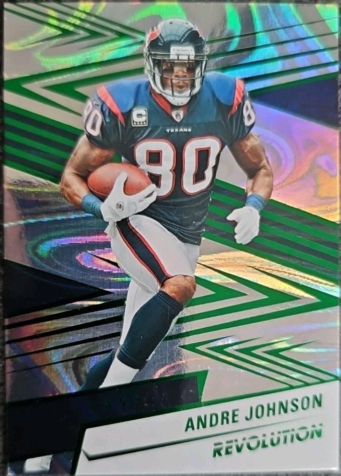 Andre Johnson [Green Swirl] #188