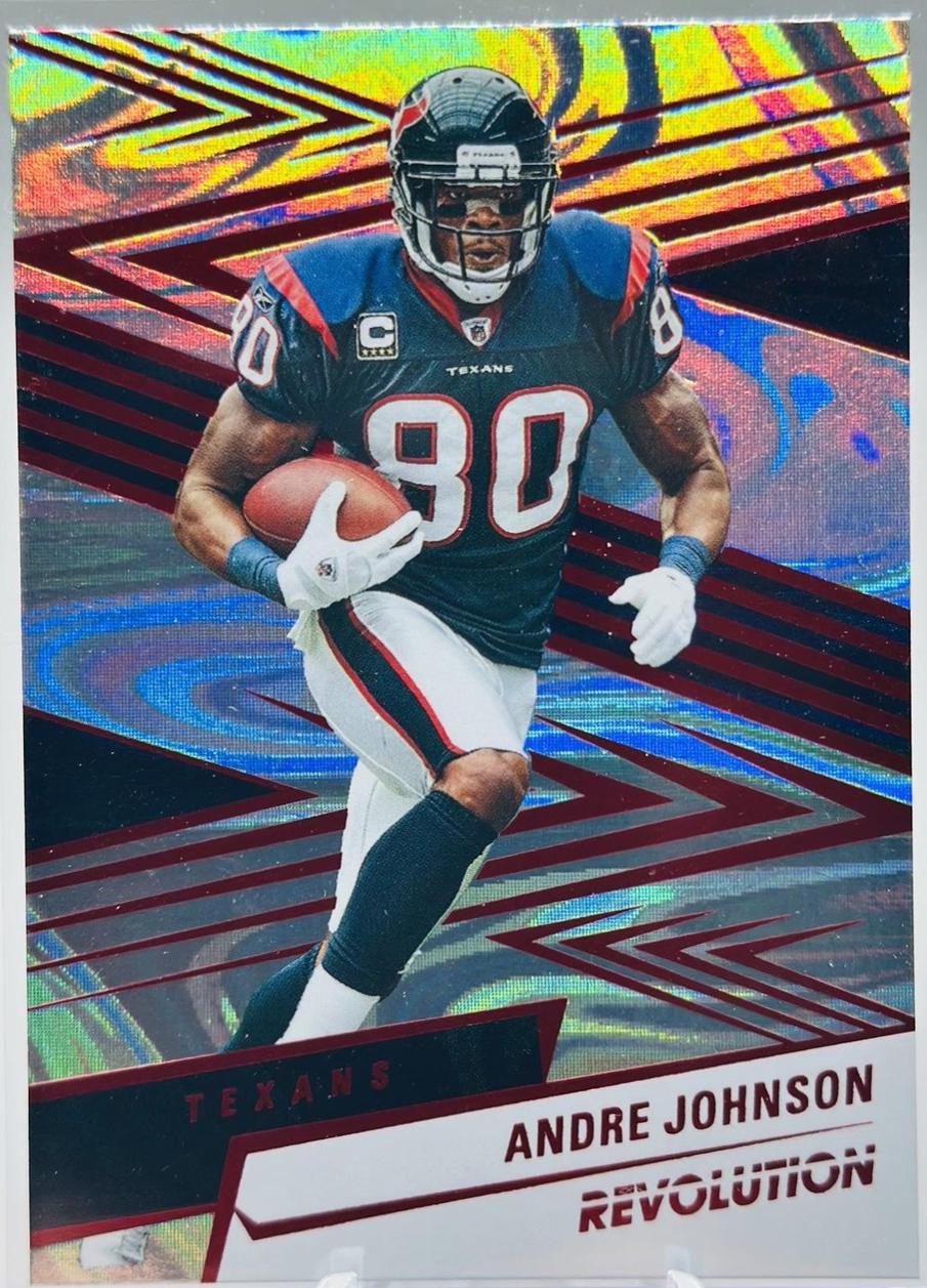 Andre Johnson [Red Swirl] #188