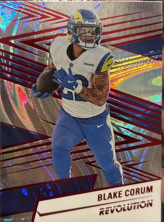 Blake Corum [Red Swirl] #173