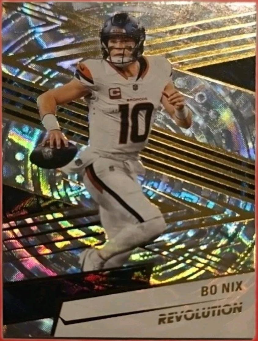 Bo Nix [Blue Swirl] #5