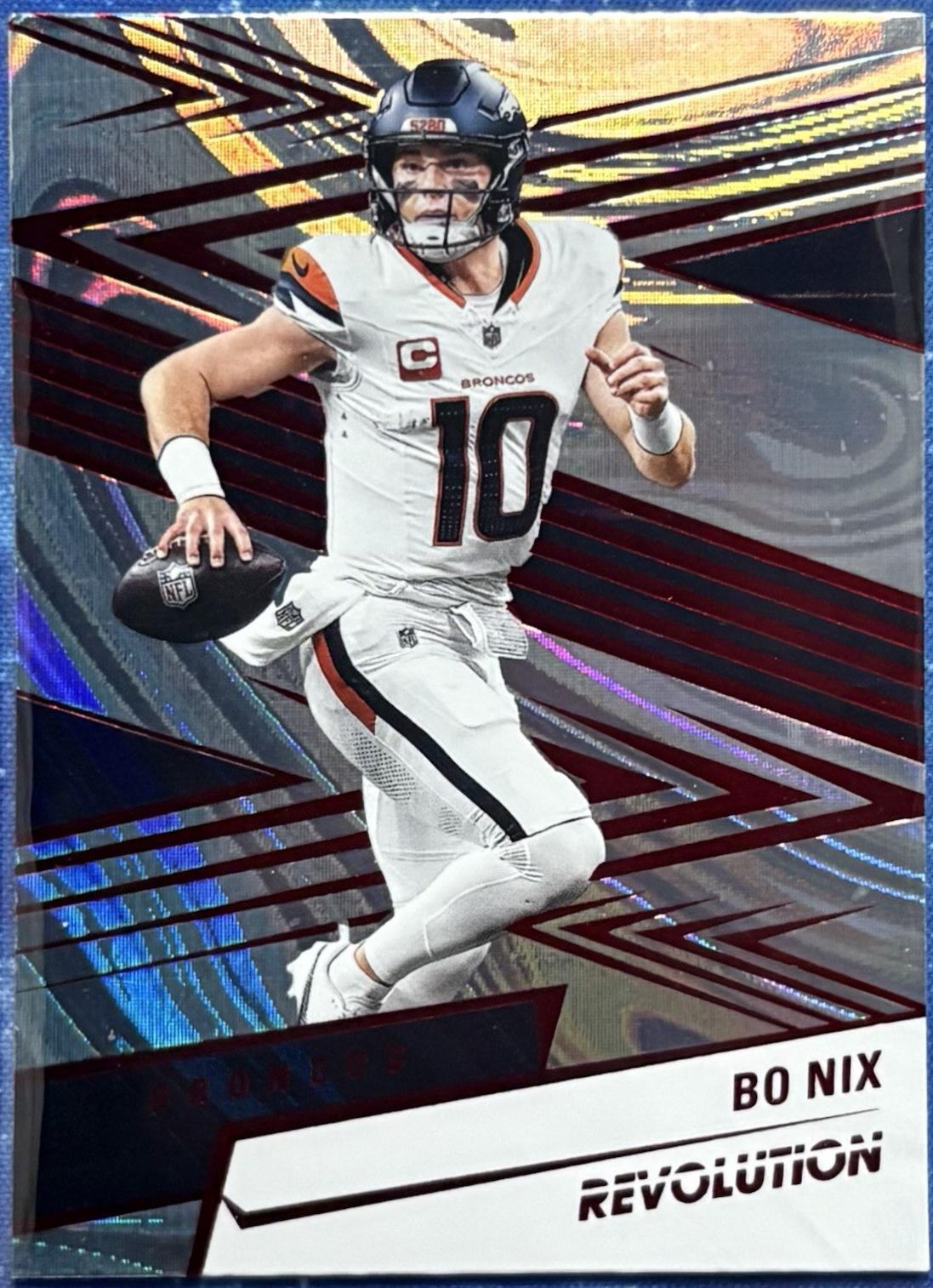 Bo Nix [Purple Swirl] #5