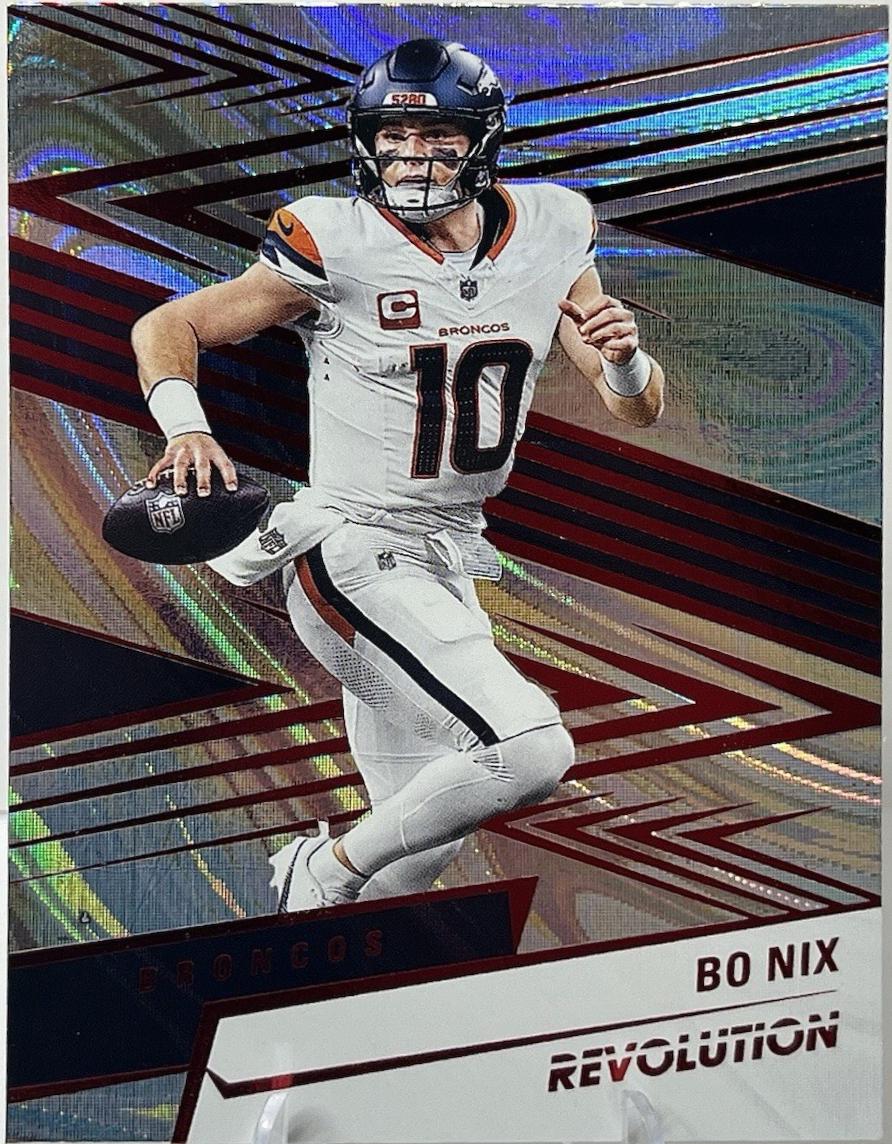Bo Nix [Red Swirl] #5