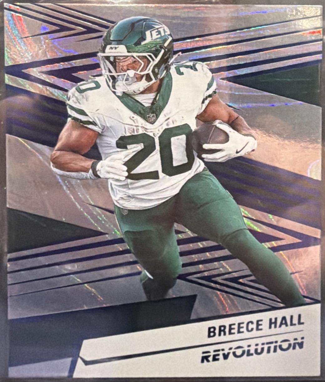 Breece Hall [Blue Swirl] #58