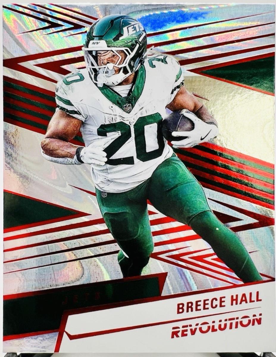 Breece Hall [Red Swirl] #58