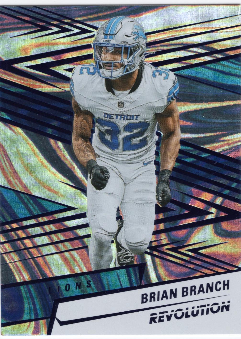 Brian Branch [Blue Swirl] #109