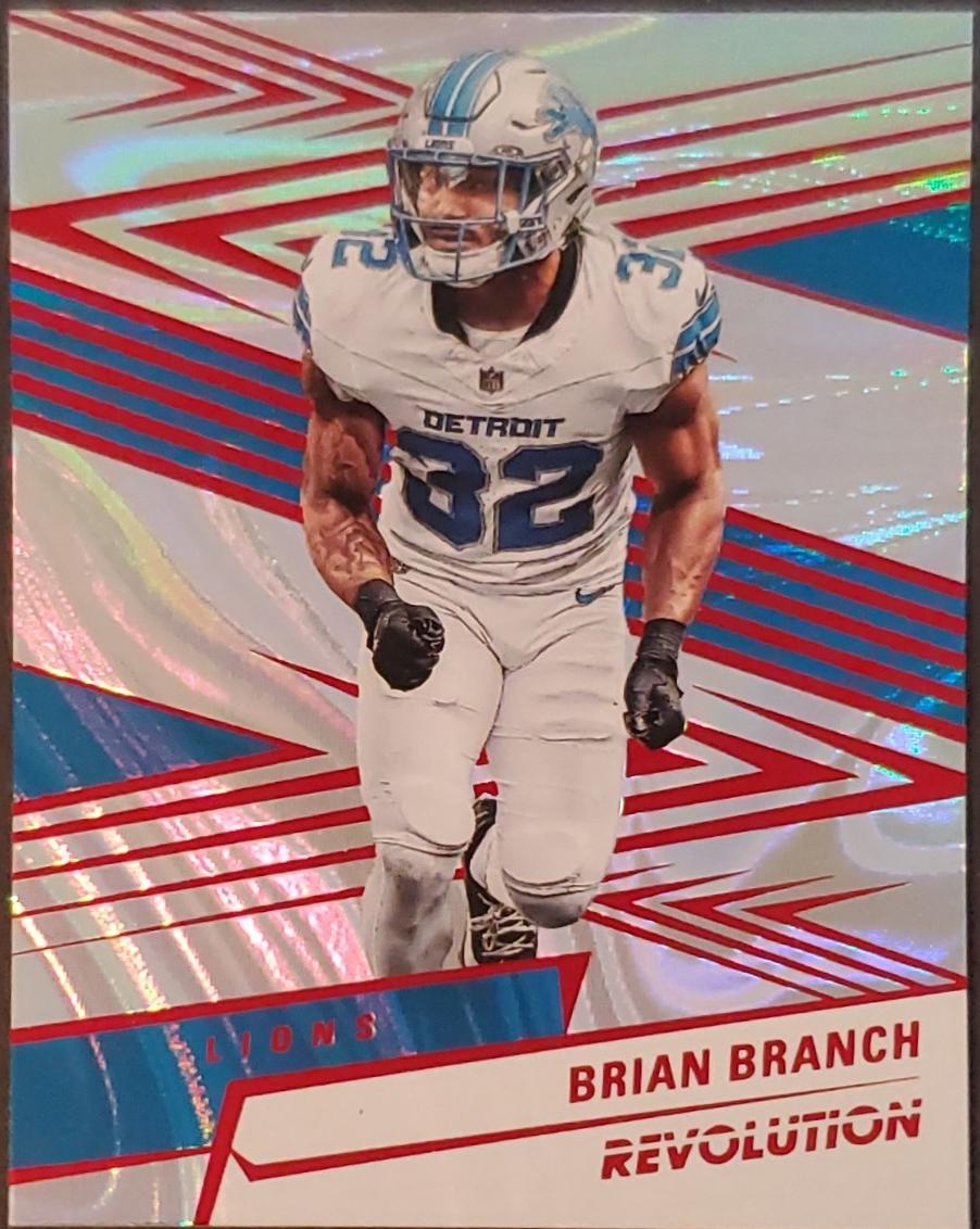 Brian Branch [Red Swirl] #109