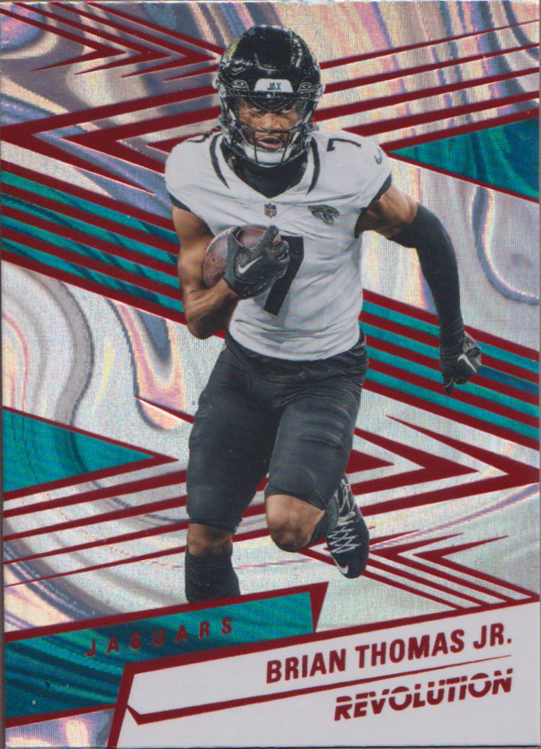 Brian Thomas Jr. [Red Swirl] #123