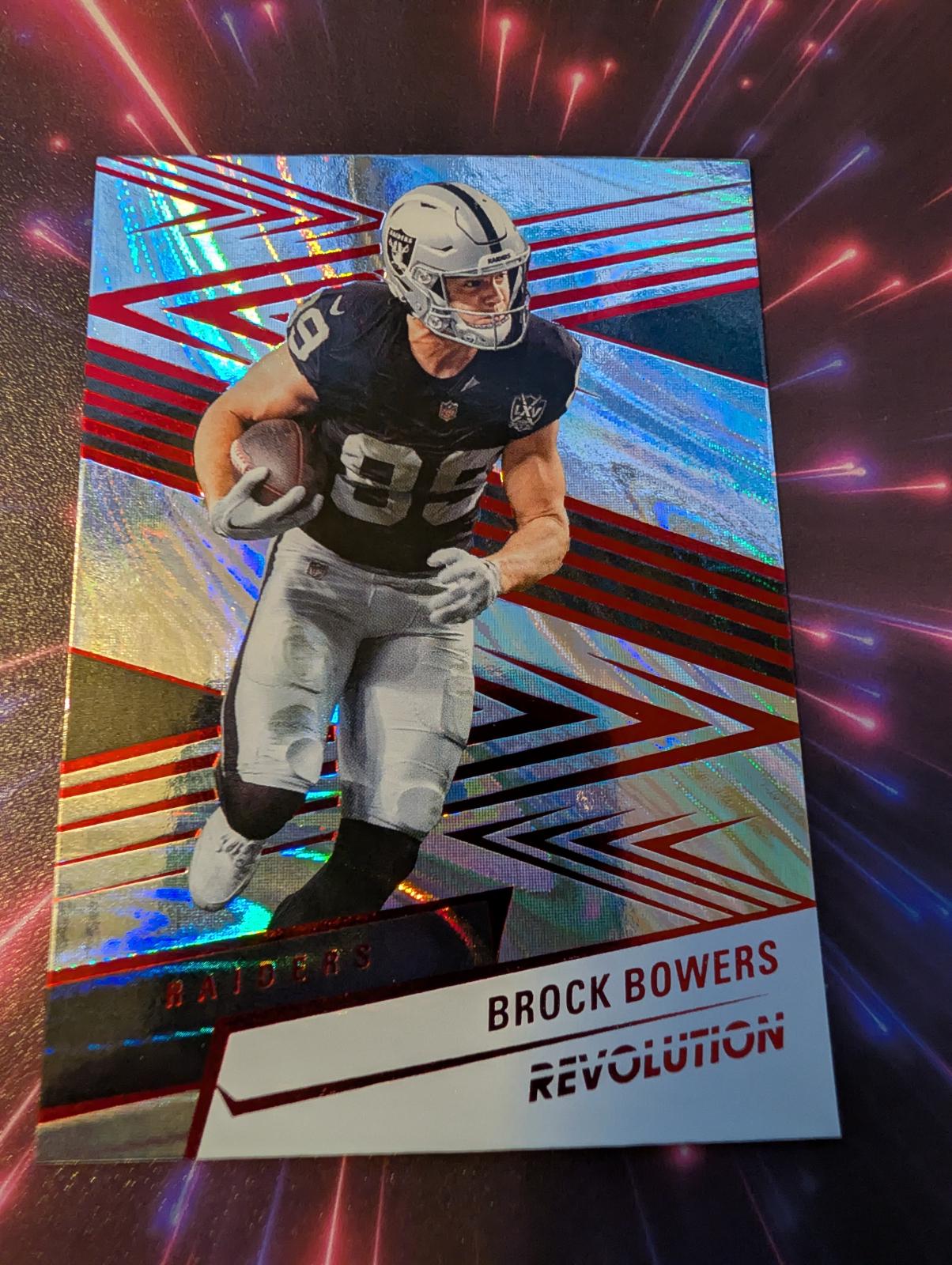 Brock Bowers [Red Swirl] #13