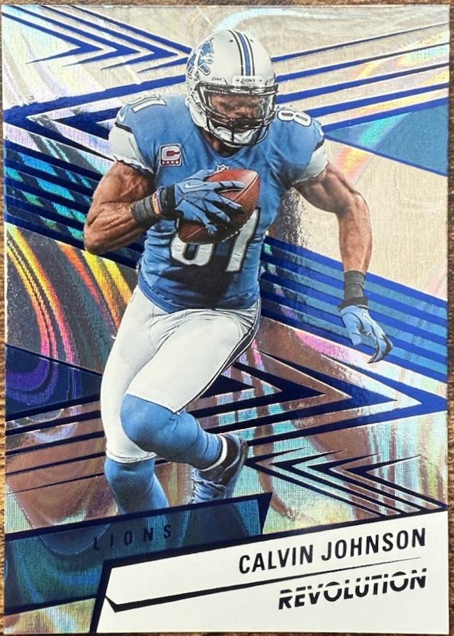 Calvin Johnson [Blue Swirl] #85