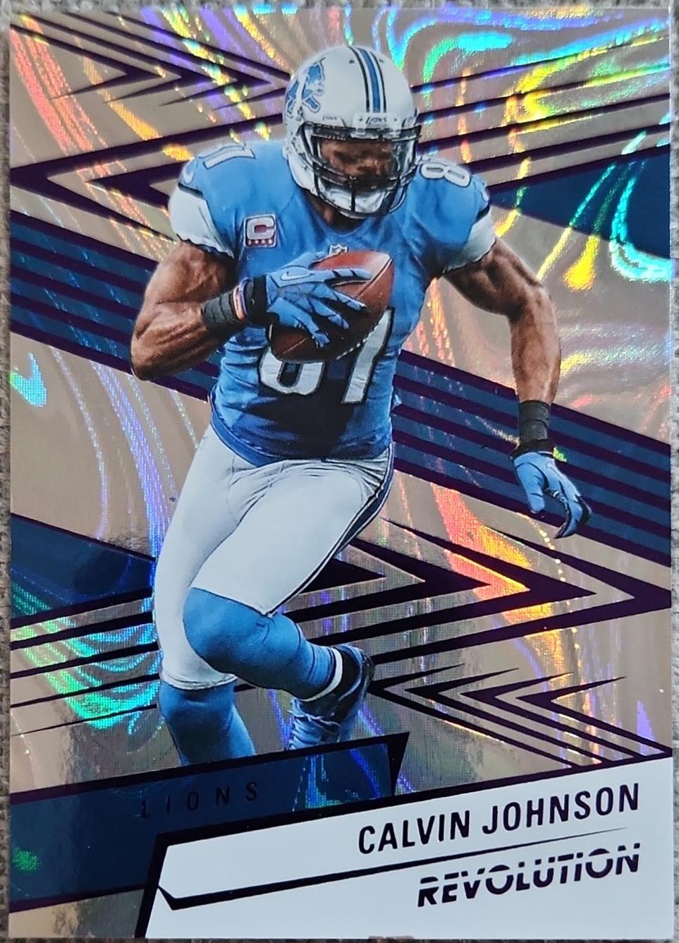 Calvin Johnson [Purple Swirl] #85