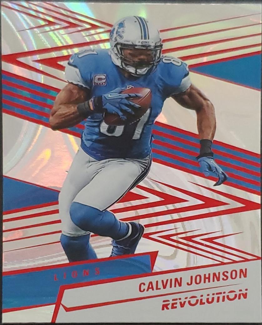 Calvin Johnson [Red Swirl] #85