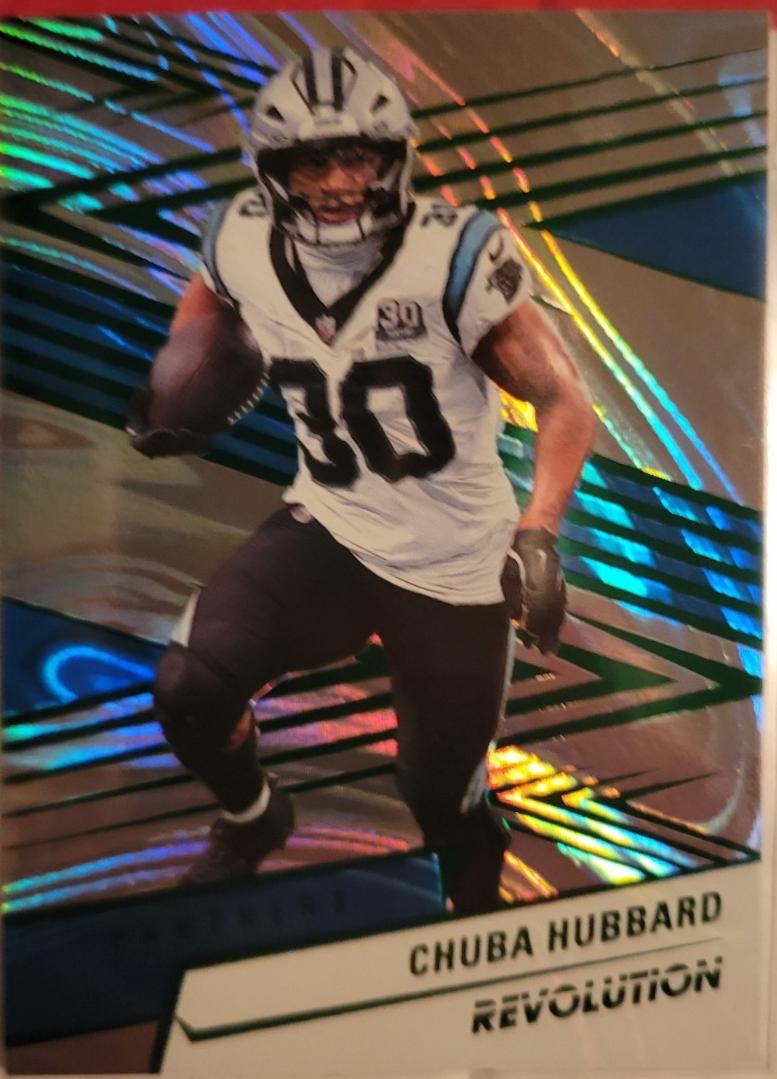 Chuba Hubbard [Green Swirl] #33