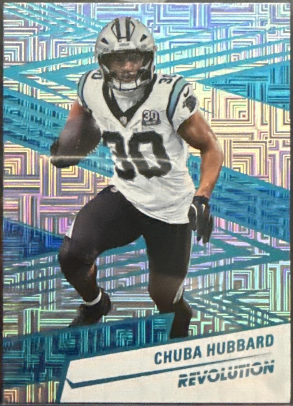 Chuba Hubbard [Teal Levels] #33
