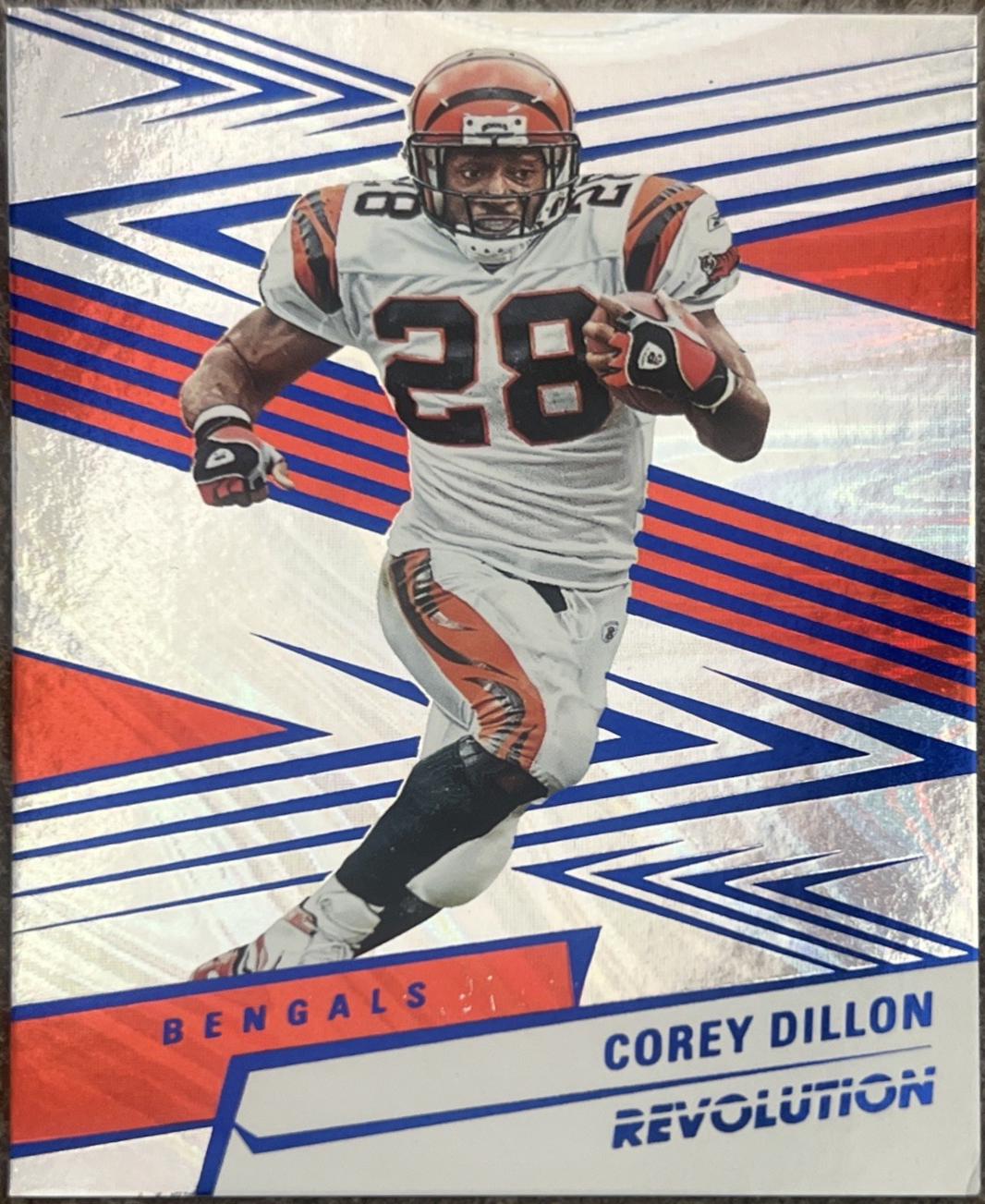 Corey Dillon [Blue Swirl] #124