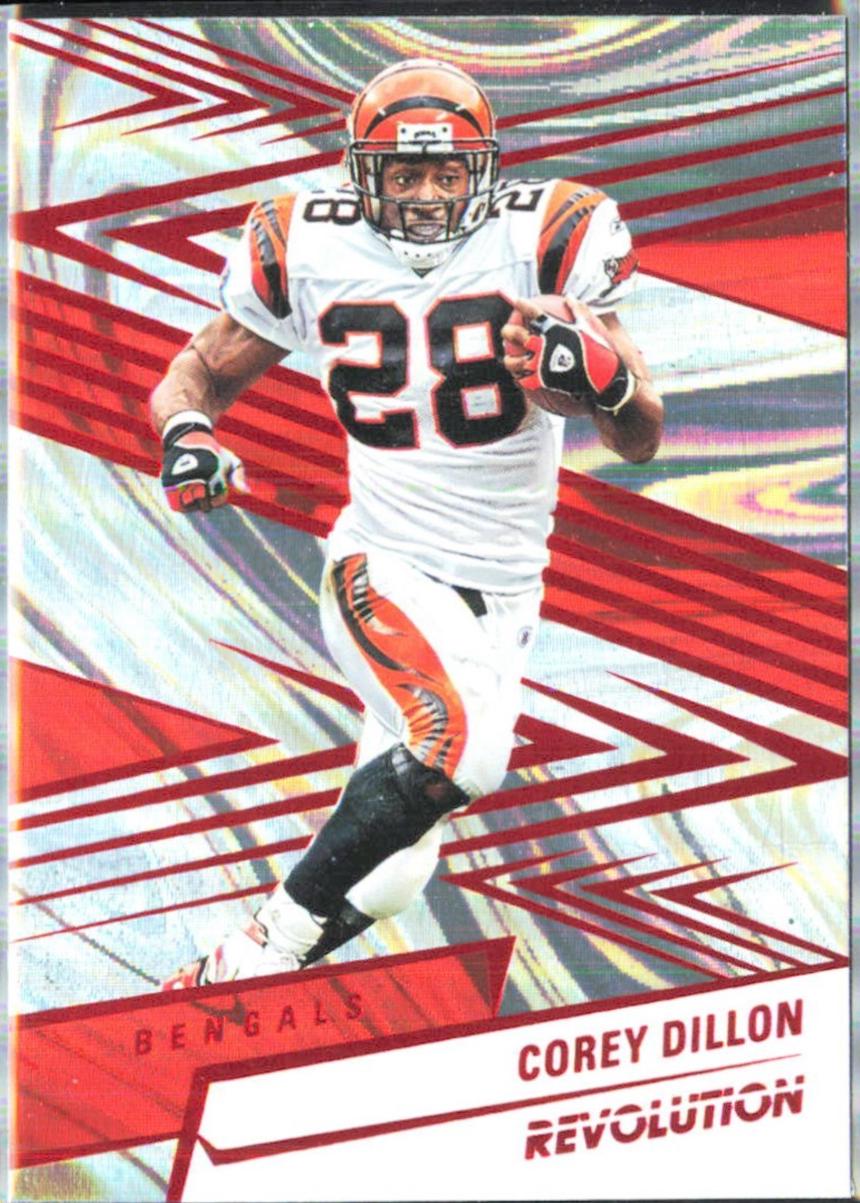 Corey Dillon [Red Swirl] #124