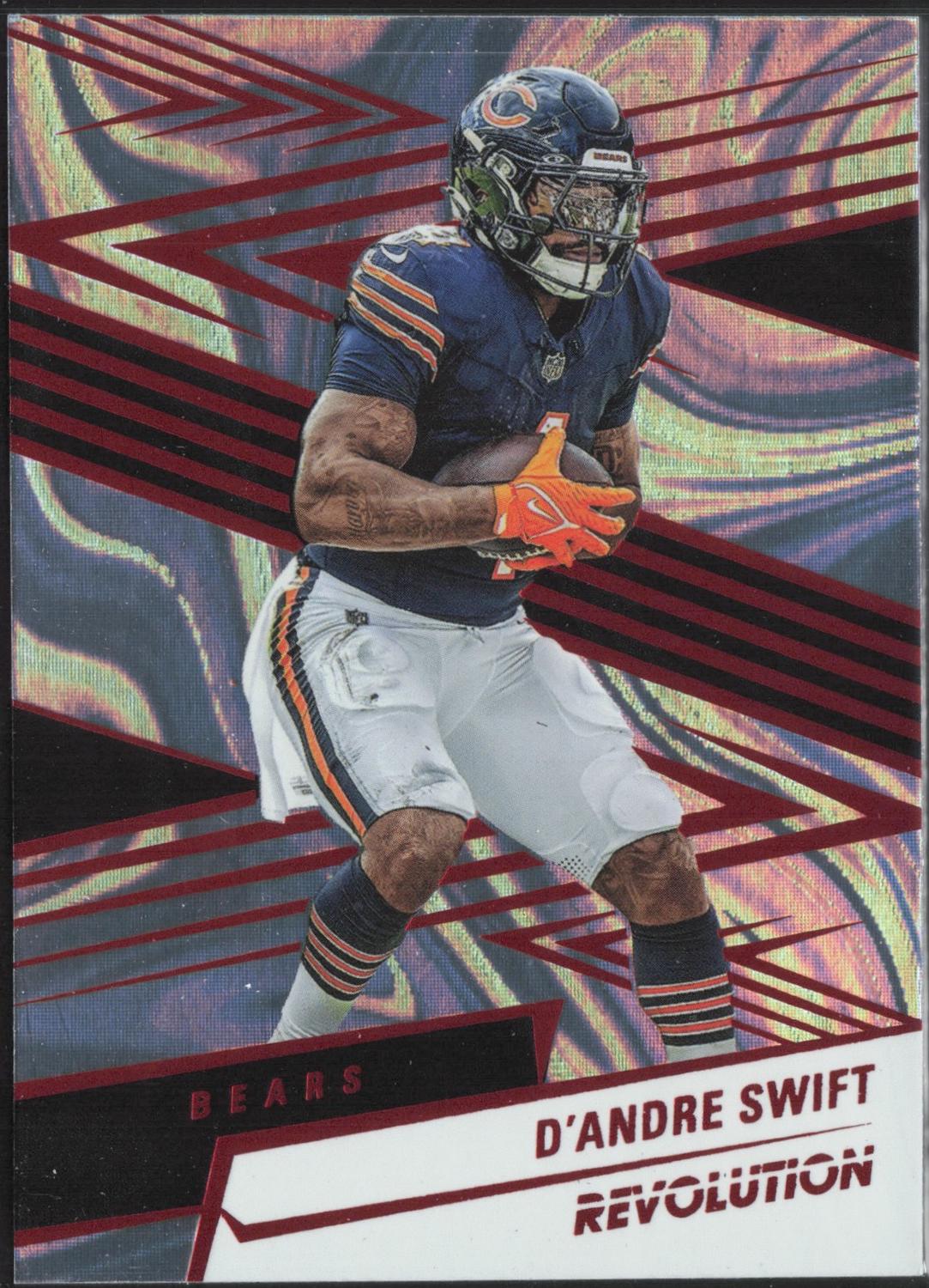 D'Andre Swift [Red Swirl] #165