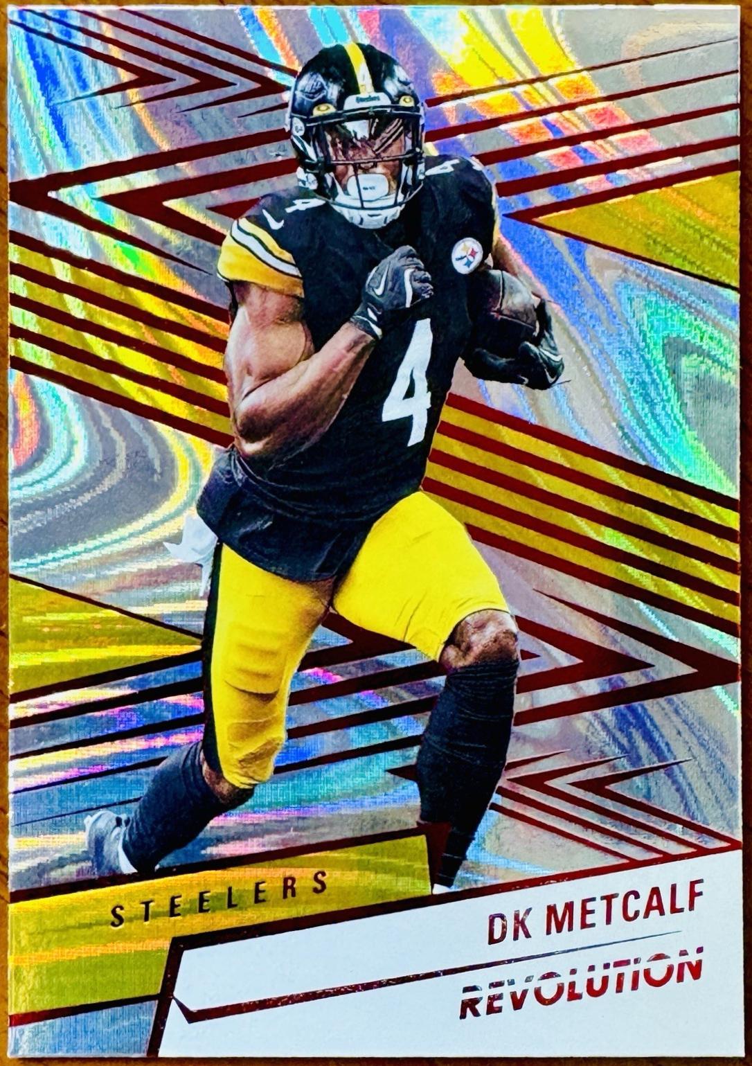 DK Metcalf [Red Swirl] #17