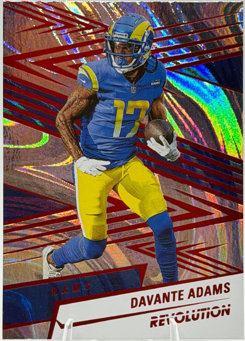 Davante Adams [Red Swirl] #126