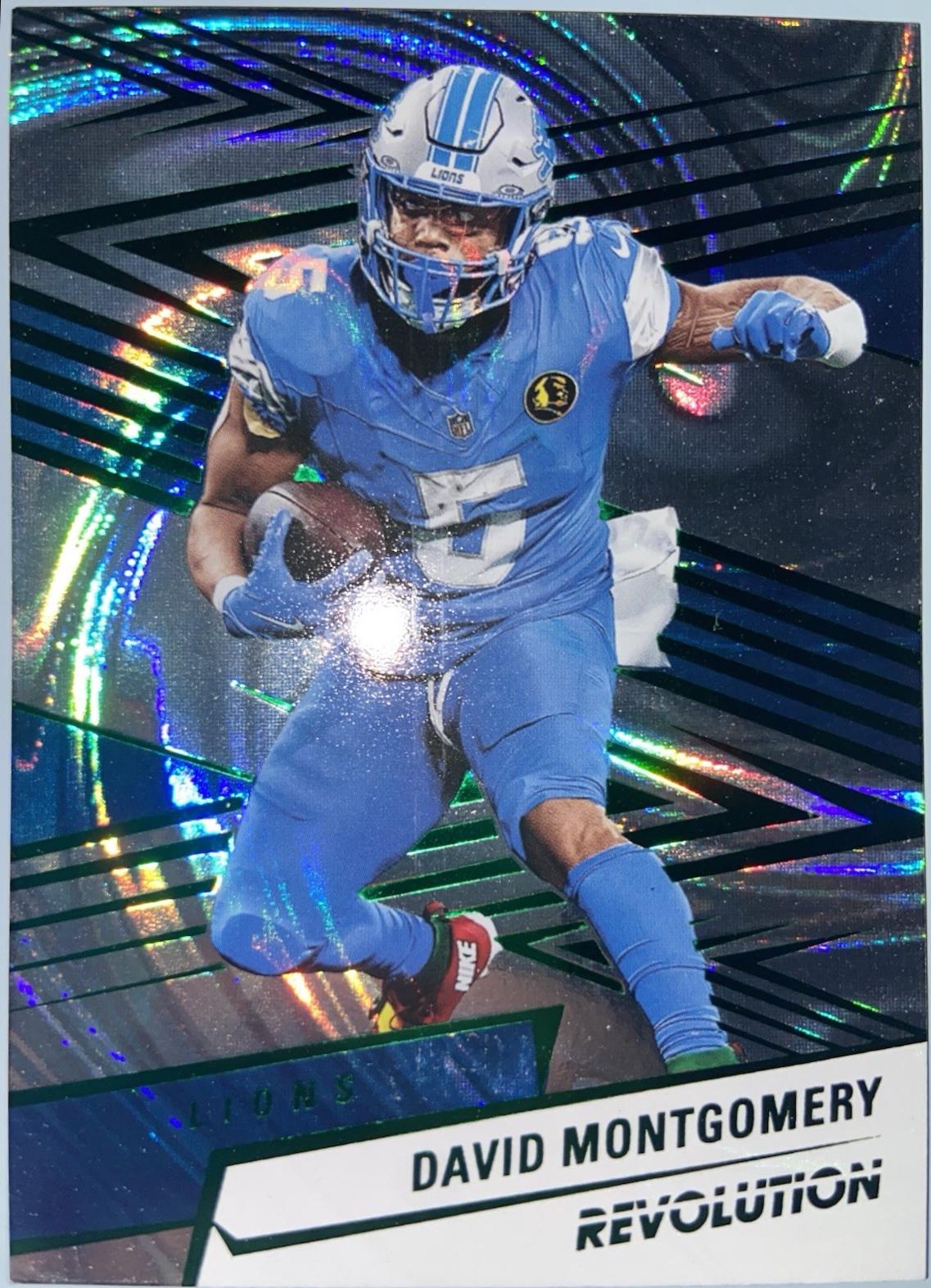 David Montgomery [Green Swirl] #105