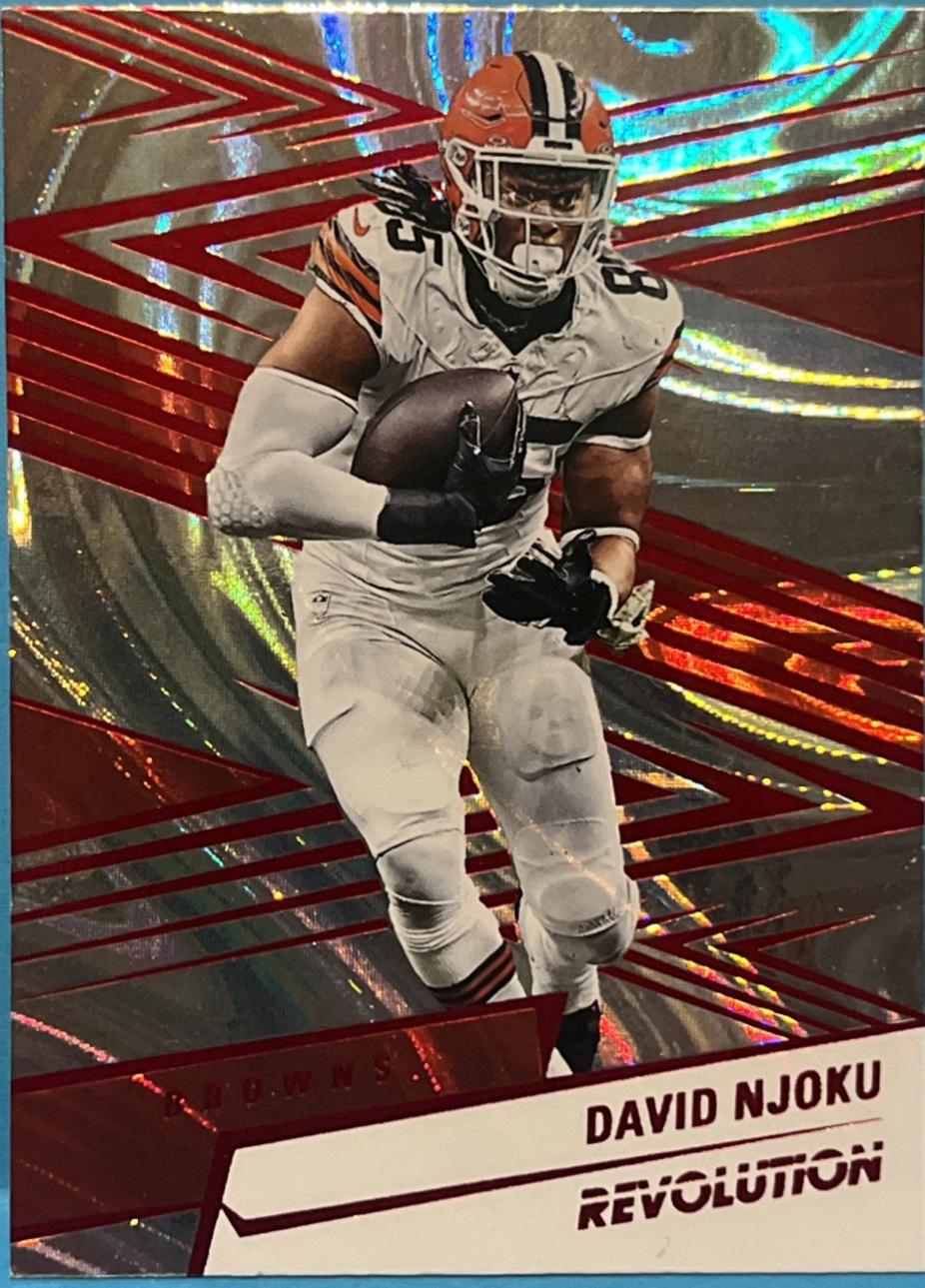 David Njoku [Red Swirl] #186