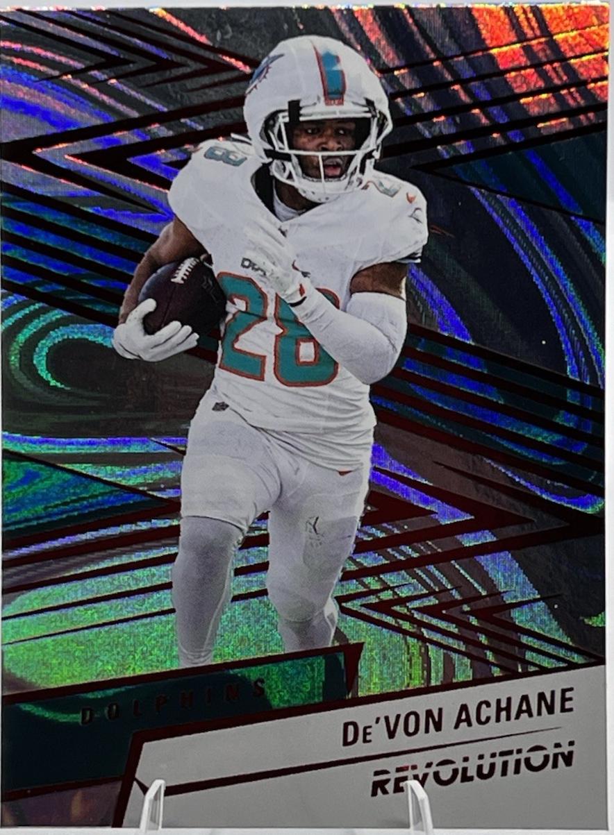 De'Von Achane [Red Swirl] #37