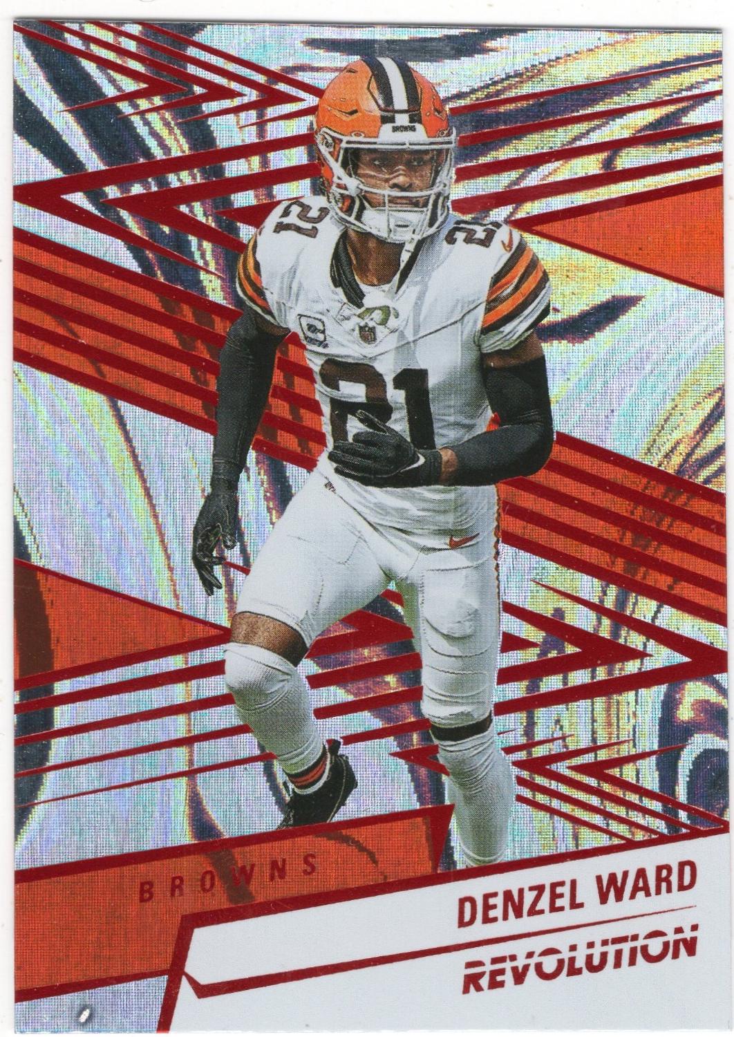 Denzel Ward [Red Swirl] #166
