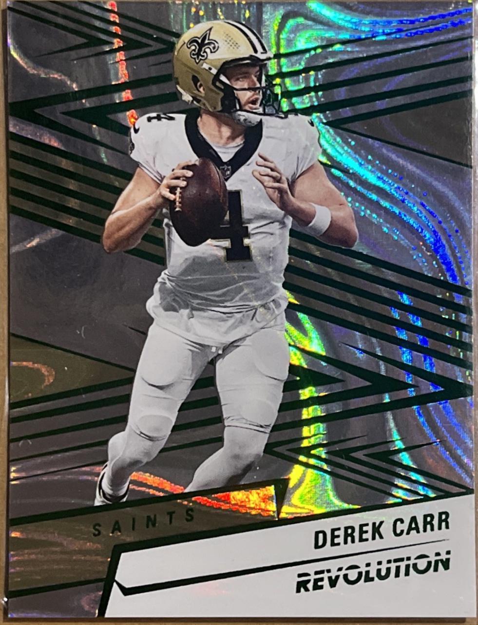 Derek Carr [Green Swirl] #27