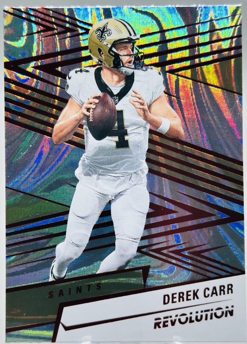 Derek Carr [Red Swirl] #27