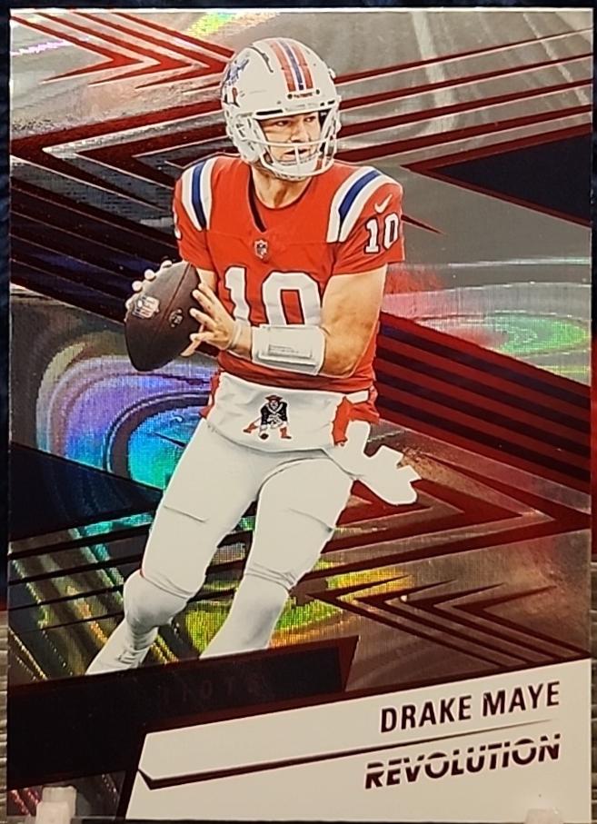 Drake Maye [Red Swirl] #48