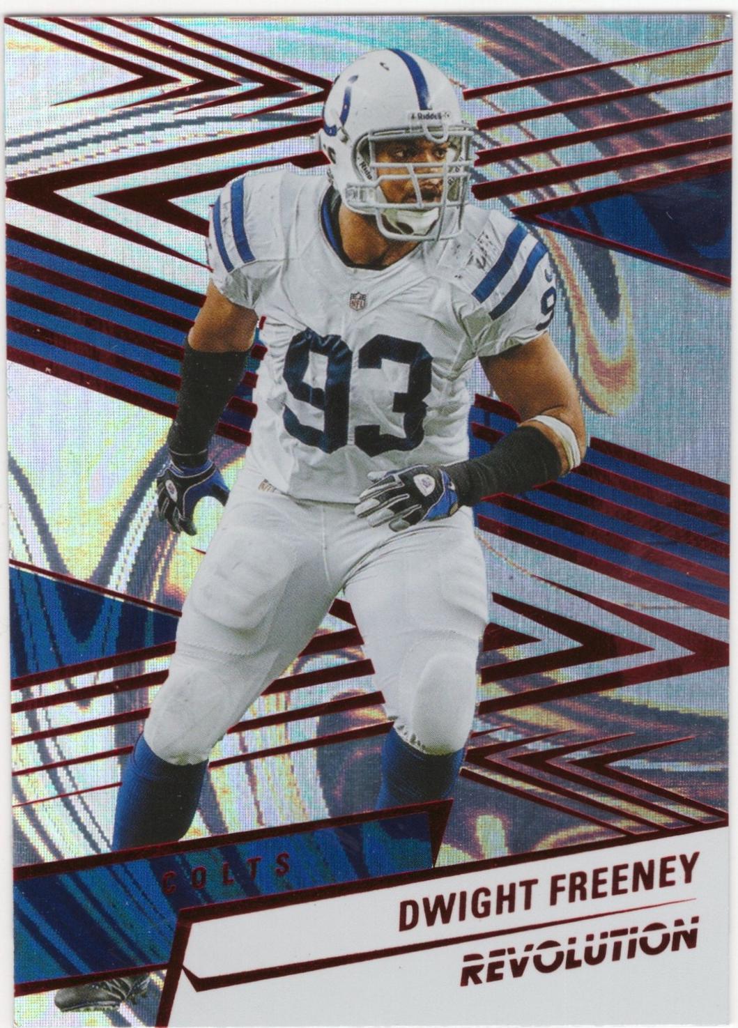 Dwight Freeney [Red Swirl] #197