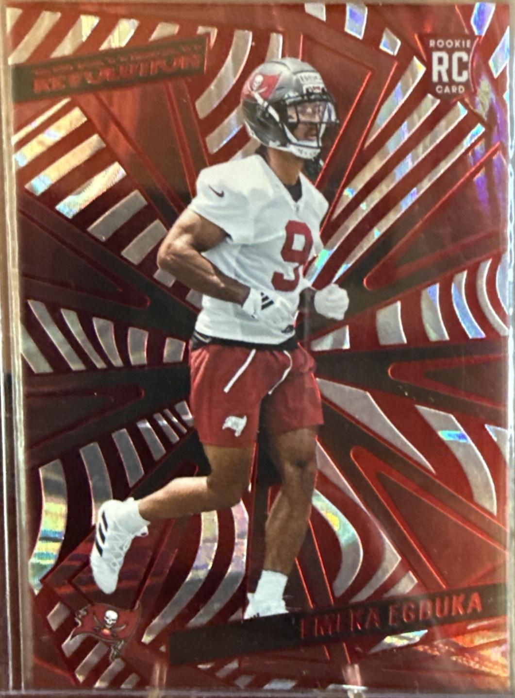 Emeka Egbuka [Red Swirl] #211