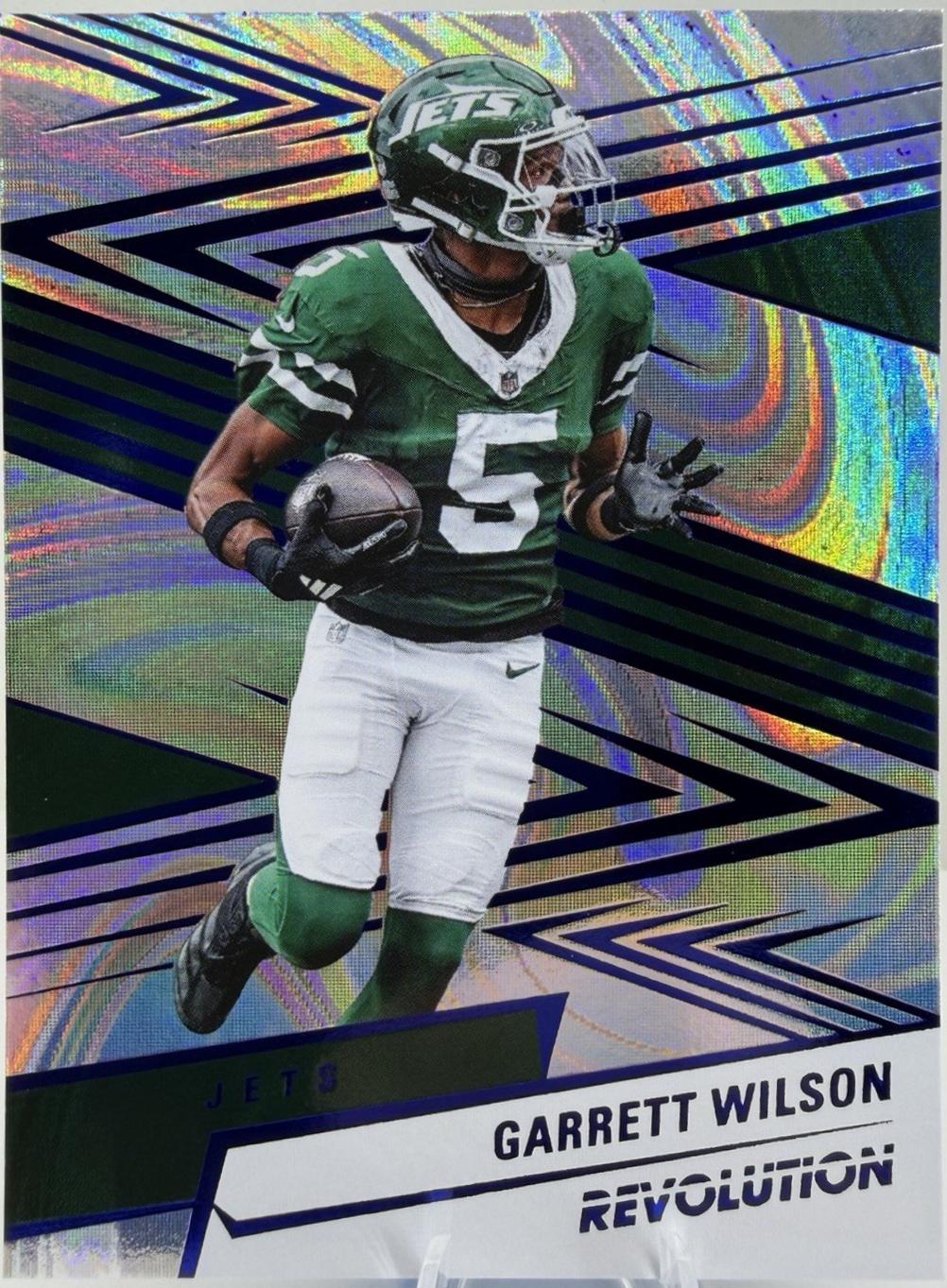 Garrett Wilson [Blue Swirl] #39