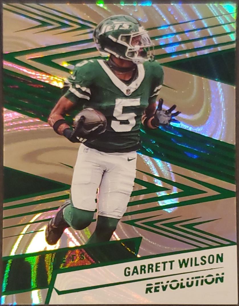 Garrett Wilson [Green Swirl] #39