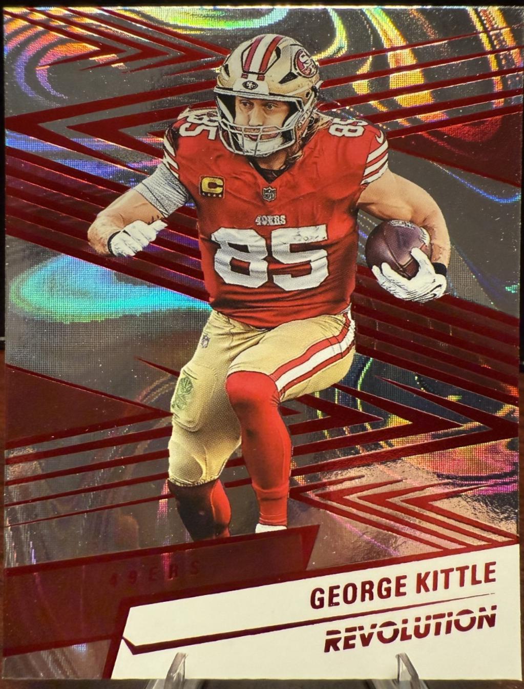 George Kittle [Red Swirl] #161